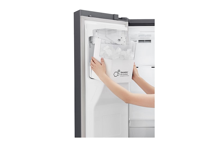 LG Americká chladnička | F | Hrubý objem 668 l | 431 kWh/rok | LG Lineární invertorový kompresor | LG Total No Frost | Multi-Air Flow™ | Vnější LED displej | Nápojový automat, GSL960PZBZ